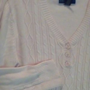 Karen Scott cable knit sweater